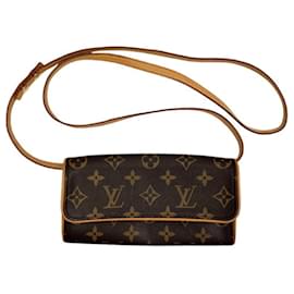 Borsa a Spalla Louis Vuitton Monogram Pochette Twin PM M51854