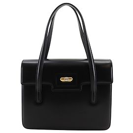 Borsa a mano Gucci in pelle di vitello nera