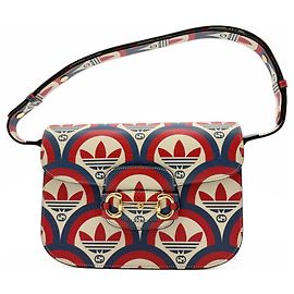 Borsa a tracolla in pelle Gucci Horsebit