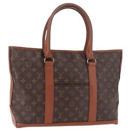 LOUIS VUITTON Monogram Sac Weekend PM Tote Bag M42425 LV Auth 191711