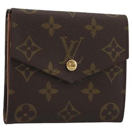 LOUIS VUITTON Portafoglio Monogram Portefeuille Victorine M62360 LV Auth 188187A