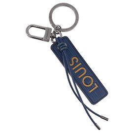 LOUIS VUITTON Epi Porte Cles LV Dual Key Holder Blue Yellow MP2553 Auth 191605A