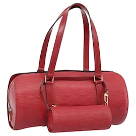 Borsa LOUIS VUITTON Epi Soufflot Rossa M52227 LV Auth mr2144A