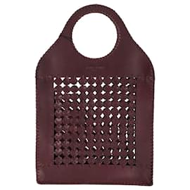 Borsa tote Antik Batik in pelle bordeaux