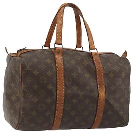 LOUIS VUITTON Monogram Sac Souple 35 Boston Bag M41626 LV Auth 190250