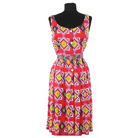 Autre Marque Vestido AML Paris multicolor de algodón