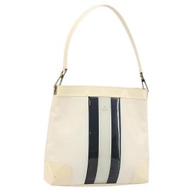 Borsa a Spalla GUCCI Tela Oro Bianco 001 4231 Auth ep13756