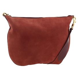 Borsa a Spalla GUCCI in Pelle Rossa Oro 001 115 1206 Auth BSZ643