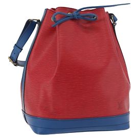 Borsa a tracolla LOUIS VUITTON Epi Noe Colore Rosso Blu M44084 LV Auth ep14450A