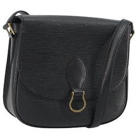Borsa a Spalla LOUIS VUITTON Epi Saint Cloud GM Black Noir M52192 LV Auth ep15065A