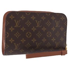 LOUIS VUITTON Monogram Orsay Clutch Bag M51790 LV Auth 191574