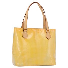 LOUIS VUITTON Borsa Monogram Vernis Houston Gris M91053 LV Auth ep15069
