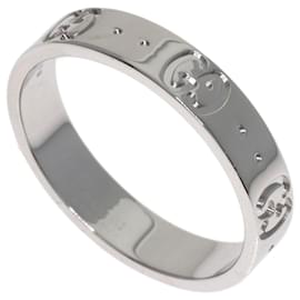 Gucci Icon Band Ring aus 18K Weißgold
