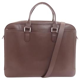 Borsa Business 2-Way Longchamp in Pelle Marrone
