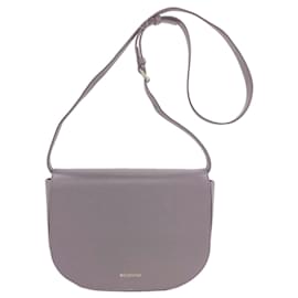 Borsa a tracolla in pelle grigia Balenciaga