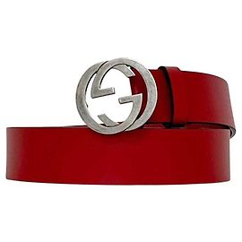 Gucci Gürtel aus rotem Leder