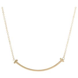 Tiffany & Co Collana Tiffany T Smile Taglia Small in Oro Rosa (18K)