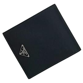 Cartera Bi-Fold Prada en negro