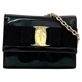 Borsa a tracolla Vara nera Salvatore Ferragamo
