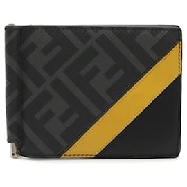 FENDI Bi-fold Wallet mit diagonalem Zucca-Muster - Fendi