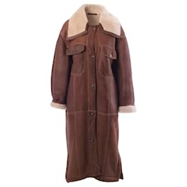 Cappotto in shearling Alberta Ferretti