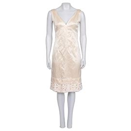 Ärmelloses Louis Vuitton Kleid Beige - Größe 36/S Gebraucht