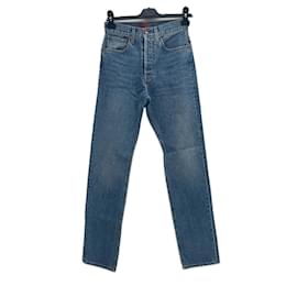 Jean Paul Gaultier AFLALO Vaqueros de algodón azul