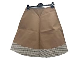 Falda de algodón marrón Baum und Pferdgarten Talla 36