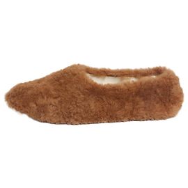 Céline Pantofole in shearling Camel Resort 2018 - taglia EU 37