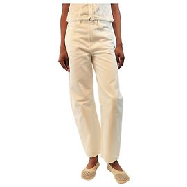 Citizens of Humanity Barrel-Leg-Jeans mit weißer Kontrastnaht - Größe UK 6