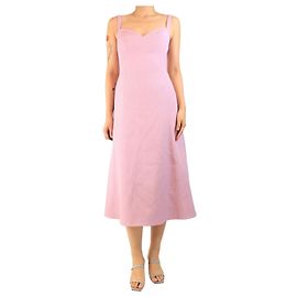 Autre Marque Vestido midi morado - talla UK 8