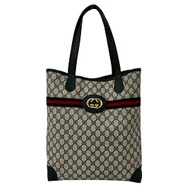Borsa Tote Gucci Vintage Sherry Line GG Logo