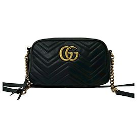 Borsa a tracolla Gucci GG Marmont in pelle trapuntata