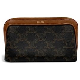 Céline Pochette cosmetica Celine Triomphe in pelle Small