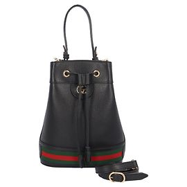 Borsa a tracolla Gucci Ophidia in pelle nera
