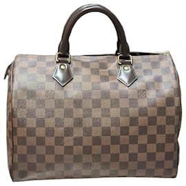 Borsa Louis Vuitton Speedy 30 in tela Damier Ebene