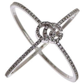 Anello Gucci Diamond GG Running X da donna