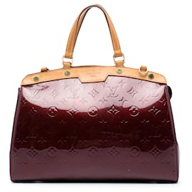 Louis Vuitton Red Monogram Vernis Brea MM