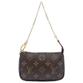 Louis Vuitton Braun Monogram Mini Pochette Accessoires