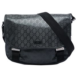 Gucci Black GG Imprime Crossbody