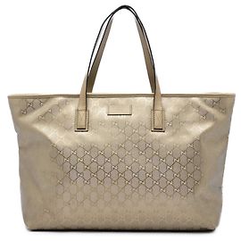 Tote Gucci Gold Large GG Imprime