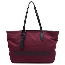 Tote Burberry Red Eco Nylon Logo