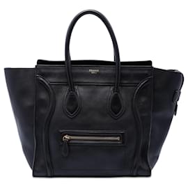 Borsa Celine Black Mini Leather Luggage Tote - Céline