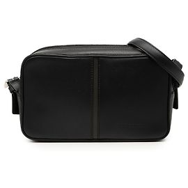 Borsa a tracolla Burberry in pelle di vitello marrone