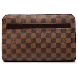 Louis Vuitton Pochette Saint Louis Damier Ebene marrone