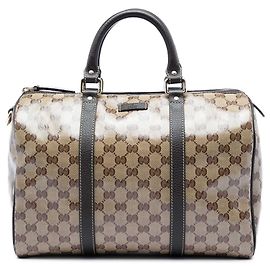 Bolso Boston Gucci Beige Medium GG Crystal Joy