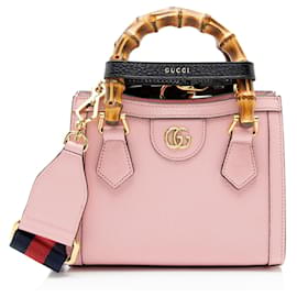 Gucci Cuir Leather Diana Mini Tote