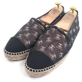 Espadrilles in mesh CHANEL COCO Mark