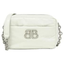 Borsa a tracolla Balenciaga Monaco Camera in pelle di vitello
