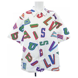 Camisa overshirt con letras de baloncesto NBA Louis Vuitton